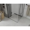 Mexen Lima faltbare Duschkabine 90 x 90 cm, transparent, schwarz - 856-090-090-70-00