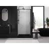 Mexen Exo 120 cm Pivot Shower Door, Transparent, Black - 819-120-000-70-00