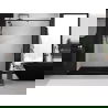 Mexen Exo Duschdrehtür 135 cm, transparent, schwarz - 819-135-000-70-00