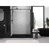 Mexen Exo-R schwenkbare Duschabtrennung 135 cm, transparent, schwarz - 819-135-000-70-00