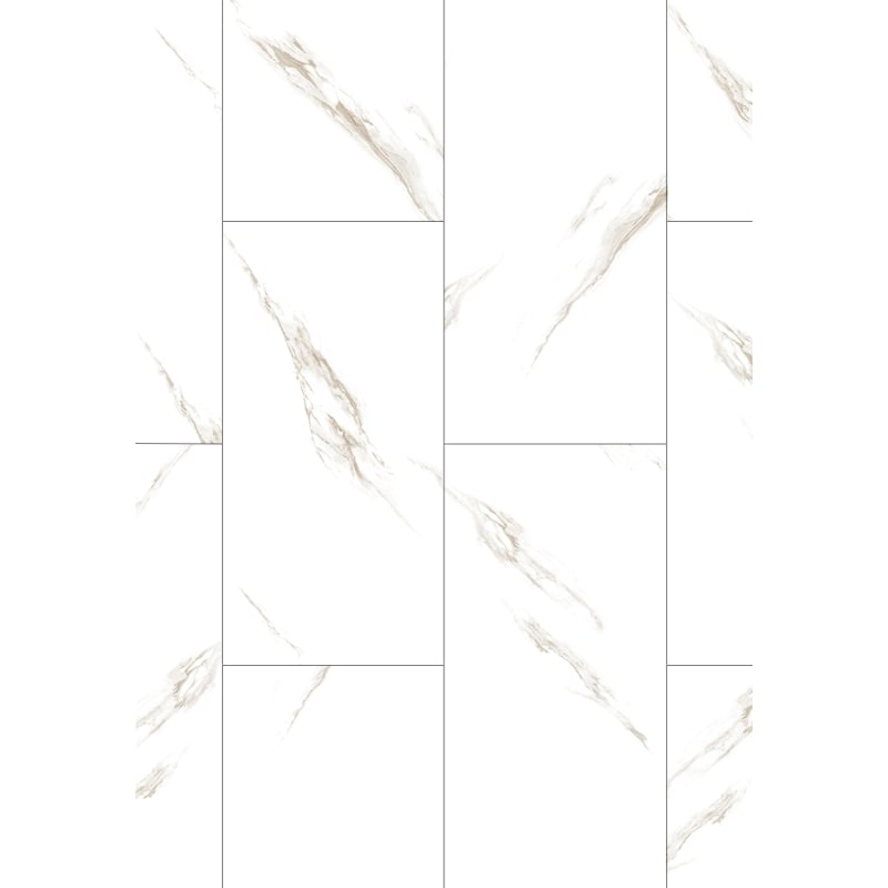 Mexen River White panele winylowe 610 x 305 mm LVT Dryback 2,5 mm, podkład PVC, 4 V-Fuga, Jazz White - F1450-0610-305-255-4V1-01