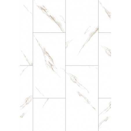 Mexen River White  Vinila paneļi 610 x 305 mm LVT Dryback 2,5 mm, PVC apakšklājs, 4 V-Fuga, Jazz White