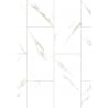 Mexen River White Vinylböden 610 x 305 mm LVT Dryback 2,5 mm, PVC-Unterlage, 4 V-Fuge, Jazz White - F1450-0610-305-255-4V1-01