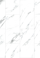 Mexen Glacier White vinyl panels 610 x 305 mm LVT Dryback 2.5 mm, underlay, 4 V-Bevel, Jazz White - F1451-0610-305-255-4V1-01
