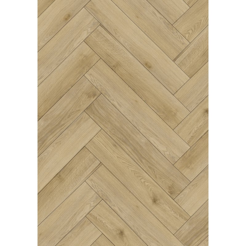 Mexen Charter Oak Vinylpaneele Fischgrät 570 x 95 mm LVT Dryback 2,5 mm, PVC-Unterlage, 4 V-Fuge, Eiche
