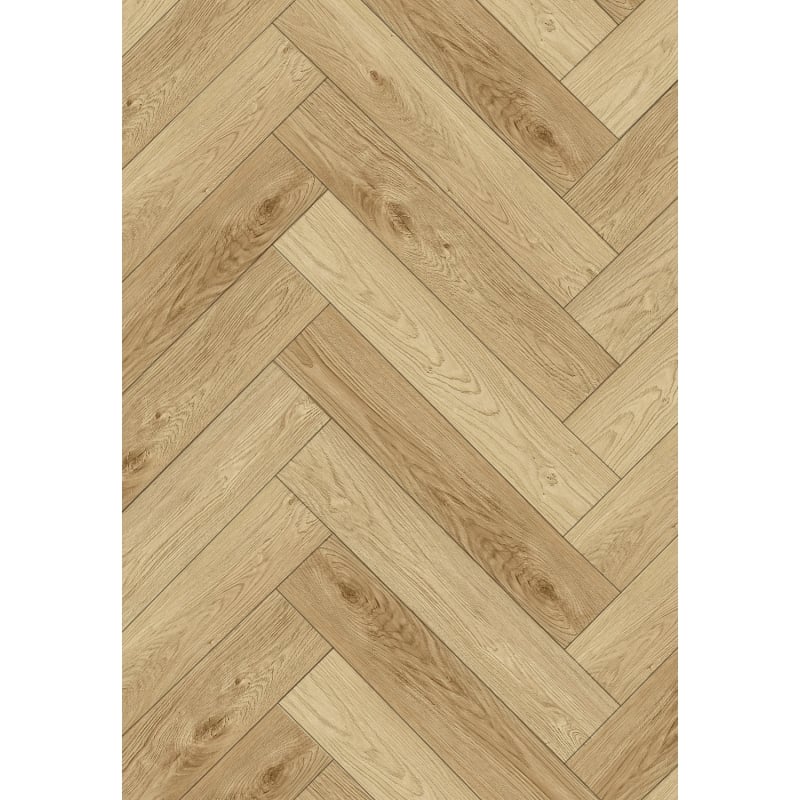 Mexen Anniston paneles vinílicos espiga 570 x 95 mm LVT Dryback 2,5 mm, base de PVC, 4 V-Fuga, Roble