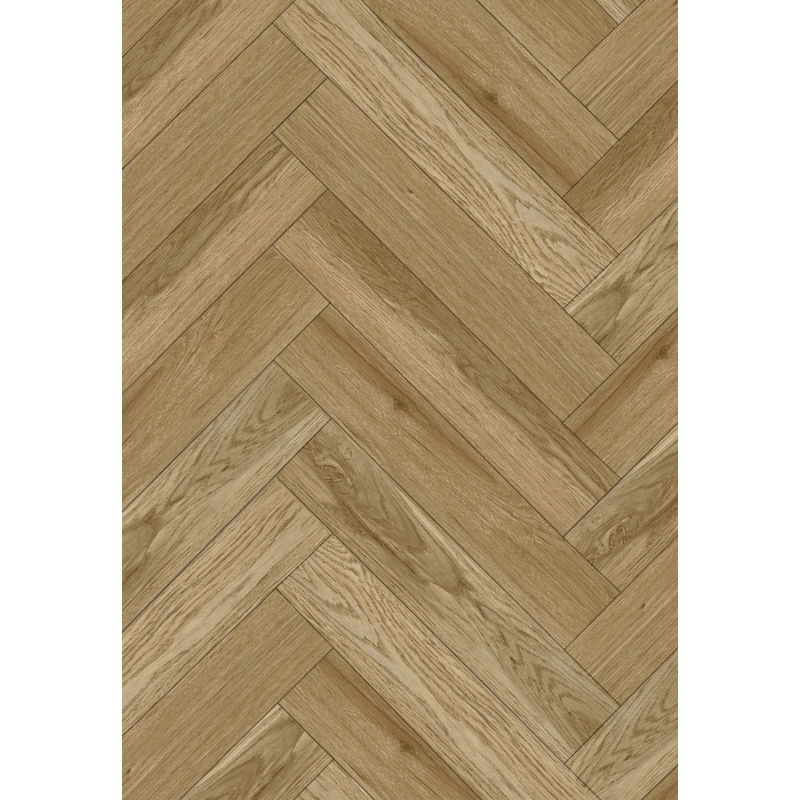 Mexen Manhattan Vinylplatten Fischgrät 570 x 95 mm LVT Dryback 2,5 mm, PVC-Sockel, 4 V-Fugen, Eiche - F1473-0570-095-255-4V1-01