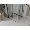 Mexen Lima cabine de douche pliante 100 x 100 cm, transparent, noir - 856-100-100-70-00