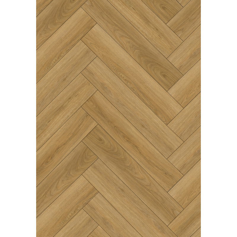 Mexen Chattanooga  painéis vinílicos espinha de peixe 570 x 95 mm LVT Dryback 2,5 mm, base PVC, 4 V-Fuga, Carvalho