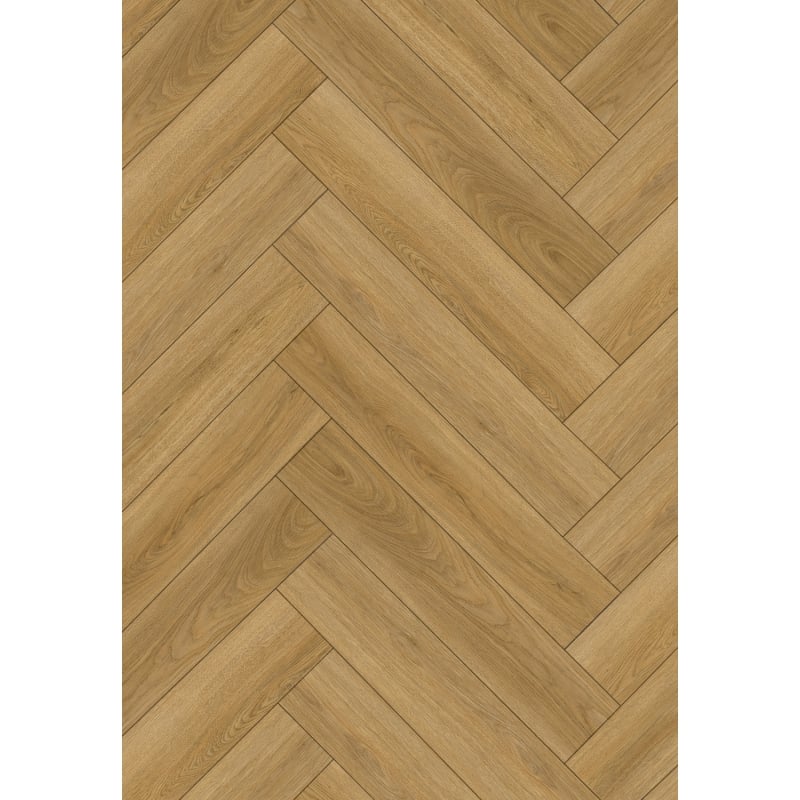 Mexen Chattanooga  vinylpanel fiskbensmönster 570 x 95 mm LVT Dryback 2,5 mm, PVC-underlag, 4 V-fog, Ek