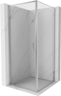 Mexen Exo nihajna tuš kabina 70 x 70 cm, prozoren, krom - 817-070-070-01-00
