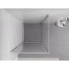 Mexen Exo kabina prysznicowa uchylna 80 x 80 cm, transparent, chrom - 817-080-080-01-00