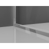 Mexen Exo-B duschkabin med svängbar dörr 100 x 100 cm, transparent, krom - 817-100-100-01-00