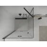 Mexen Lima cabine de douche pliante 100 x 100 cm, transparent, noir - 856-100-100-70-00