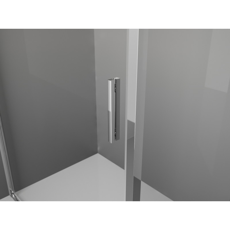 Mexen Exo-B vikbar duschkabin 75 x 70 cm, transparent, krom - 817-075-070-01-00