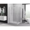 Mexen Exo cabine de douche pivotante 90 x 80 cm, transparent, chromé - 817-090-080-01-00