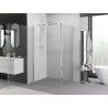 Mexen Exo-B cabina doccia a battente 70 x 85 cm, trasparente, cromo - 817-070-085-01-00