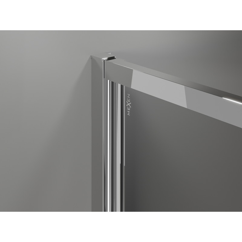Mexen Exo-B cabine de duche oscilante 75 x 85 cm, transparente, cromada - 817-075-085-01-00