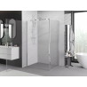 Mexen Exo-B atverams dušas kabīne 100 x 85 cm, caurspīdīga, hromēta - 817-100-085-01-00
