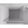 Mexen Exo pivot shower enclosure 75 x 100 cm, transparent, chrome - 817-075-100-01-00