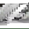 Mexen Exo Duschkabine mit Schwingtür 95 x 100 cm, transparent, Chrom - 817-095-100-01-00