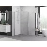 Mexen Exo-B cabina de ducha abatible 75 x 75 cm, transparente, cromo - 817-075-075-01-00