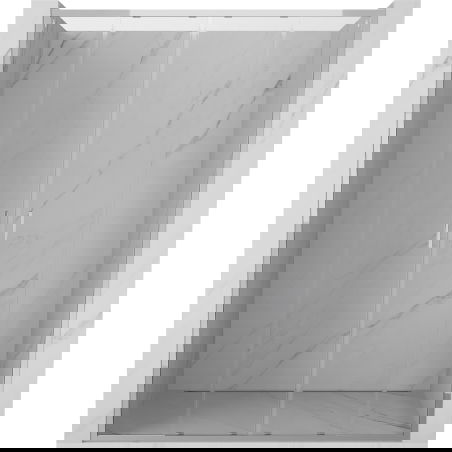 Mexen Exo Duschkabinentüren doppelt schiebbar 130 cm, transparent, Chrom - 8152-130-000-01-00