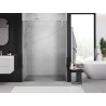 Mexen Exo-S Duo puerta de ducha corrediza doble de 140 cm, transparente, cromo - 8152-140-000-01-00