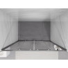 Mexen Exo-S Duo dubbla skjutbara duschdörrar 140 cm, transparent, krom - 8152-140-000-01-00