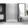 Mexen Exo double sliding shower door 150 cm, transparent, chrome - 8152-150-000-01-00