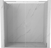 Mexen Exo doppelt verschiebbare Duschabtrennung 170 cm, transparent, Chrom - 8152-170-000-01-00