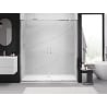 Mexen Exo double sliding shower door 190 cm, transparent, chrome - 8152-190-000-01-00