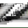 Mexen Exo Duschdoppeltür, Schiebetür, 140 cm, transparent, schwarz - 8152-140-000-70-00