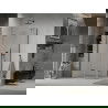 Mexen Lima Faltduschkabine 80 x 90 cm, transparent, schwarz - 856-080-090-70-00