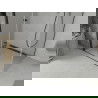 Mexen Lima opvouwbare douchecabine 80 x 100 cm, transparant, zwart - 856-080-100-70-00