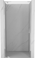 Mexen Exo-BR 75 cm saranoitavat suihkuovet, kirkas, kromi - 8181-075-000-01-00
