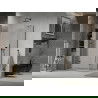 Mexen Lima opvouwbare douchecabine 80 x 100 cm, transparant, zwart - 856-080-100-70-00