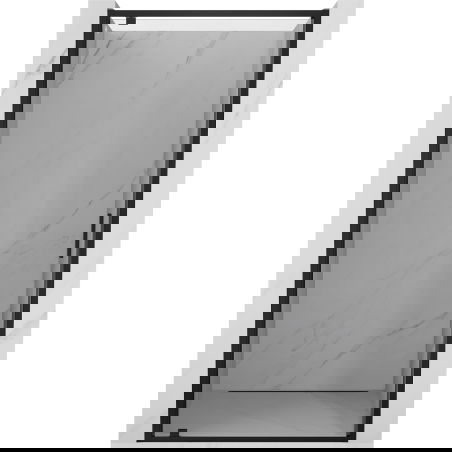 Mexen Exo Duschabtrenntür, schwenkbar, 60 cm, transparent, schwarz - 8181-060-000-70-00