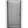Mexen Exo puerta de ducha abatible 60 cm, transparente, negro - 8181-060-000-70-00