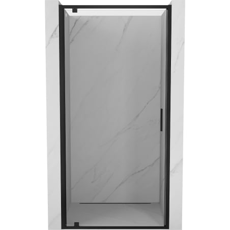 Mexen Exo porte de douche battante 85 cm, transparent, noir - 8181-085-000-70-00