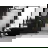 Mexen Exo douchedeur draaiend 75 cm, transparant, zwart - 8181-075-000-70-00