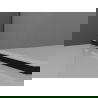 Mexen Exo douchedeur draaiend 75 cm, transparant, zwart - 8181-075-000-70-00