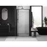 Mexen Exo-BR drzwi prysznicowe uchylne 85 cm, transparent, czarne - 8181-085-000-70-00