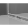 Mexen Exo-BR Duo Doppelt schwenkbare Duschtür 80 cm, transparent, Chrom - 8182-080-000-01-00