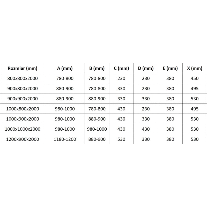 Mexen Exo cabine de douche demi-circulaire coulissante 80 x 80 cm, transparent, chrome - 8132-080-080-01-00