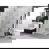 Mexen Exo Duschkabine, schiebbar 100 x 100 cm, transparent, chrom - 8151-100-100-01-00