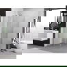 Mexen Exo Duschkabine, schiebbar 100 x 100 cm, transparent, chrom - 8151-100-100-01-00
