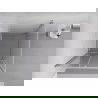 Mexen Exo Duschkabine, schiebbar 100 x 100 cm, transparent, chrom - 8151-100-100-01-00