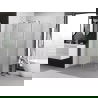 Mexen Exo Duschkabine zum Schieben 100 x 70 cm, transparent, chrom - 8151-100-070-01-00