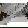 Mexen Lima faltbare Duschkabine 100 x 90 cm, transparent, schwarz + Duschwanne Flat, schwarz - 856-100-090-70-00-4070B